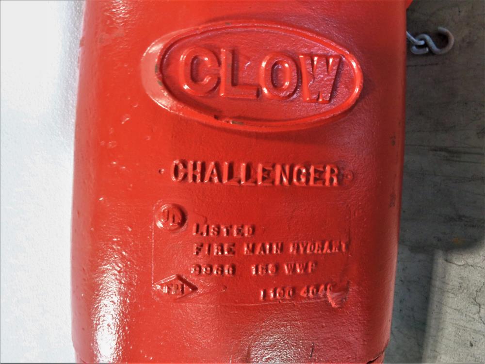 Clow Challenger 5-1/4" Fire Main Hydrant #998G